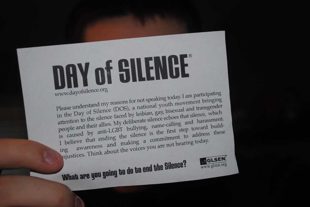 Stop Lgbt Bullying In Schools During Day Of Silence National Runaway